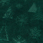 Festive Time Sherpa Fleece Embossed Throw