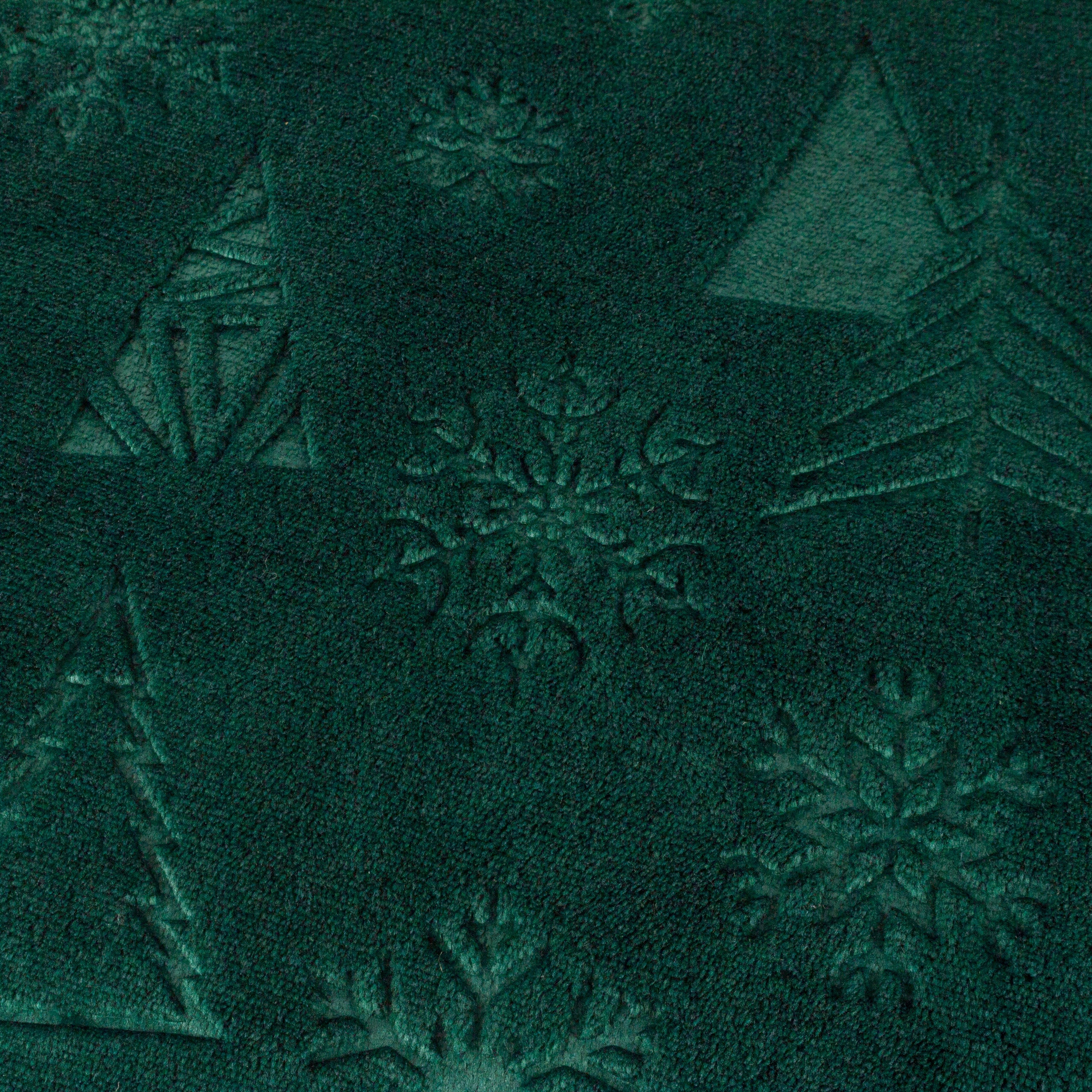 Festive Time Sherpa Fleece Embossed Throw