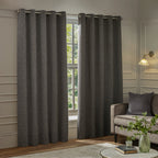 Galaxy Chenille Room Darkening Eyelet Curtains