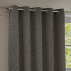 Galaxy Chenille Room Darkening Eyelet Curtains