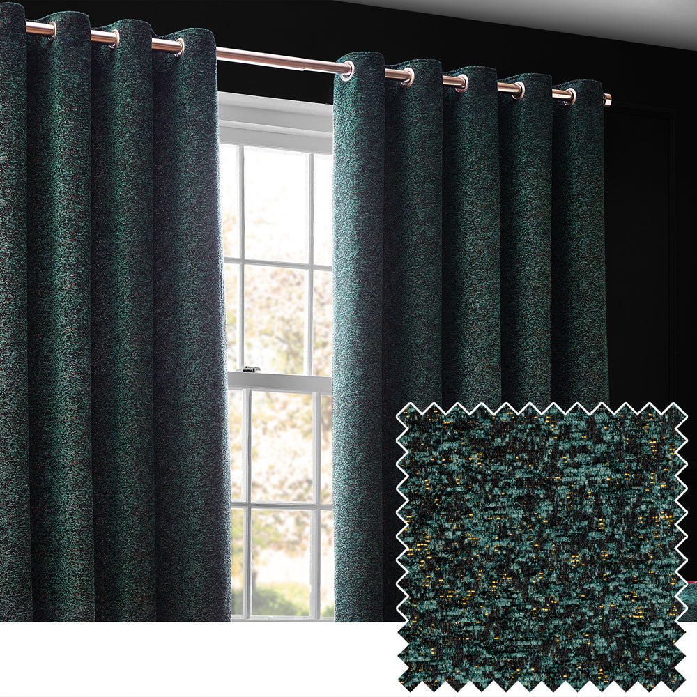 Galaxy Room Darkening Eyelet Curtains