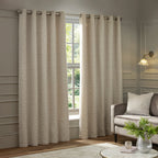 Galaxy Chenille Room Darkening Eyelet Curtains