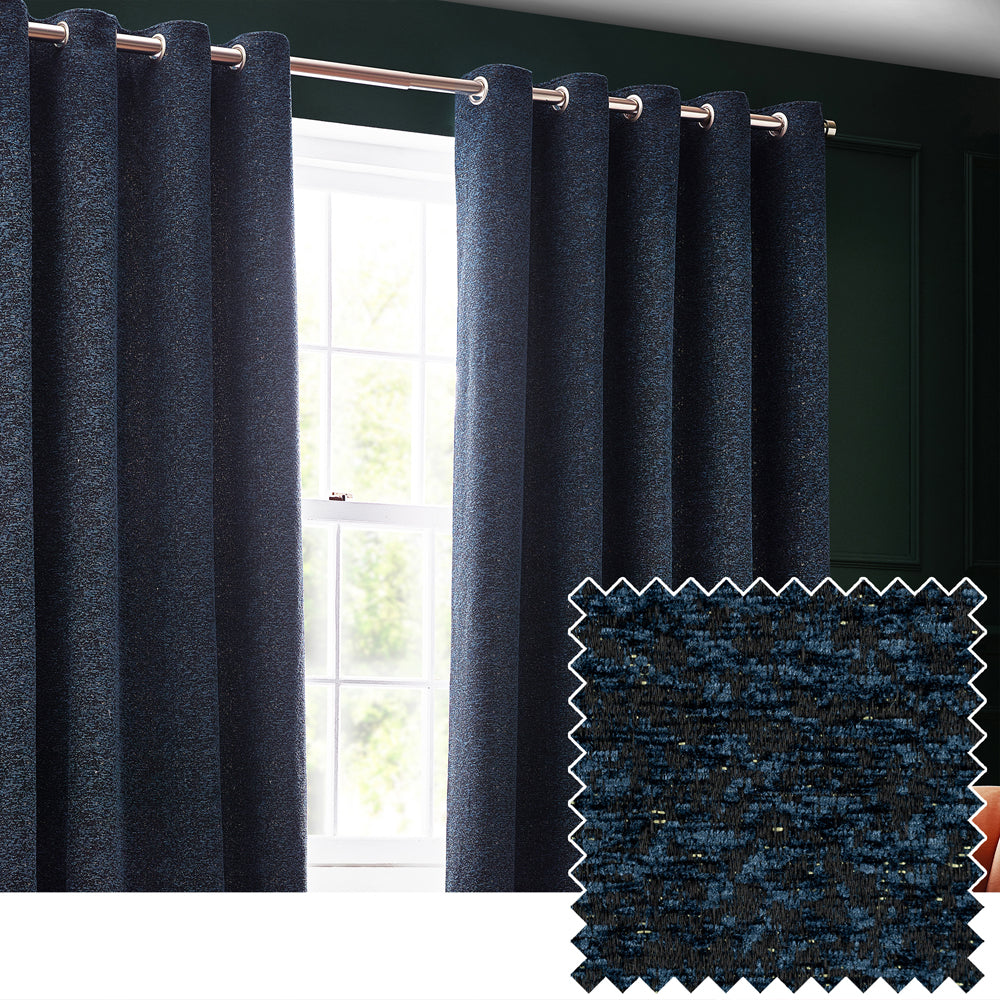 Galaxy Room Darkening Eyelet Curtains
