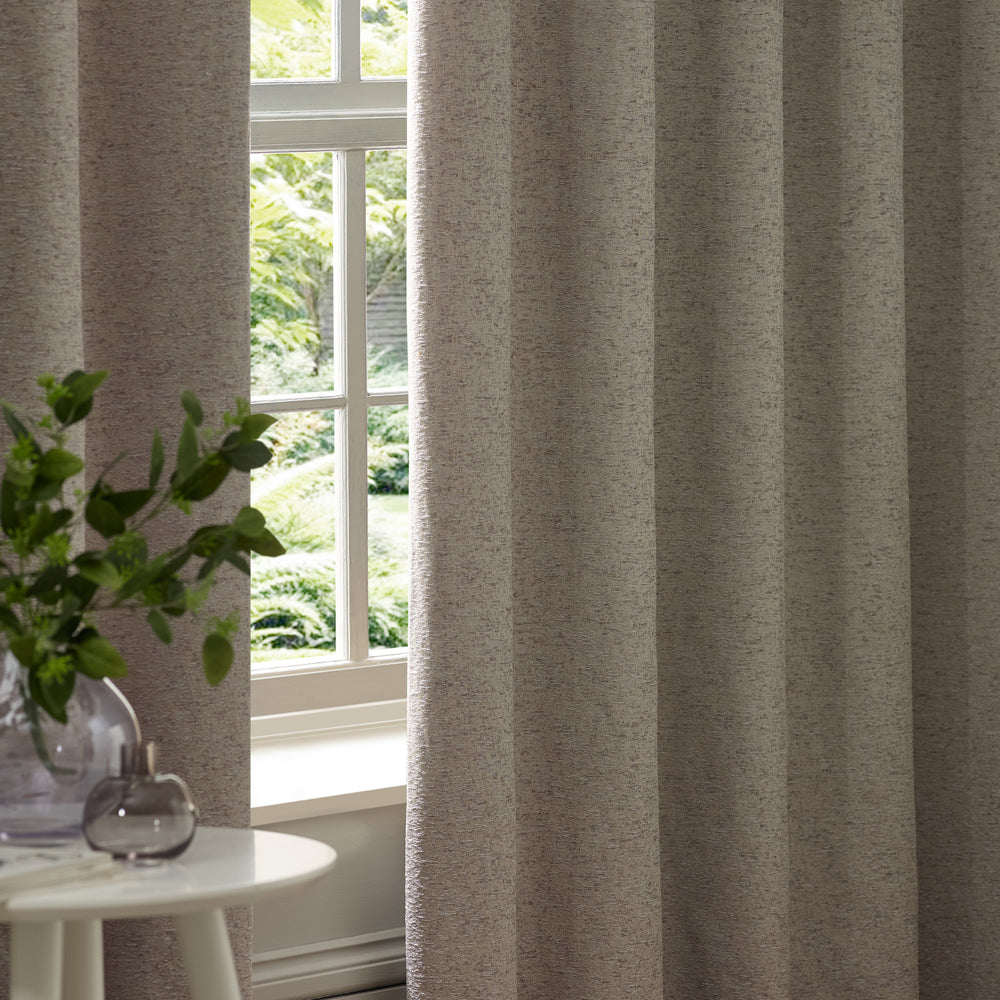 Galaxy Chenille Room Darkening Eyelet Curtains