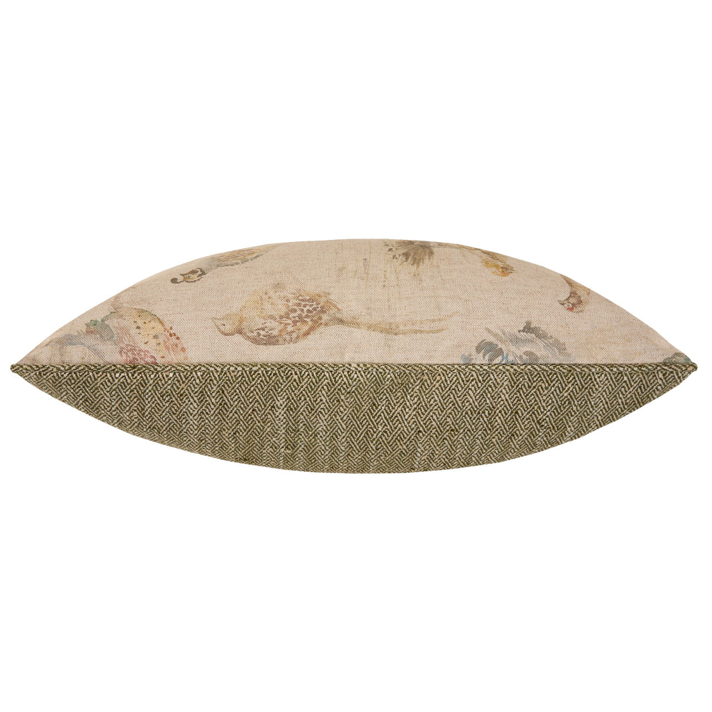 Game Birds Printed Piped Cushion