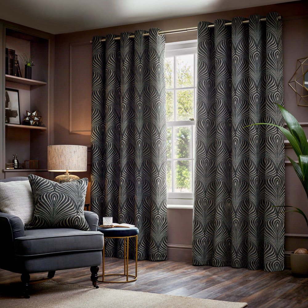 Gatsby Jacquard Eyelet Curtains