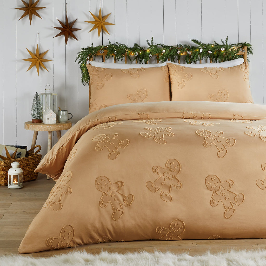 bread Tufted Soft Touch Duvet Cover Set