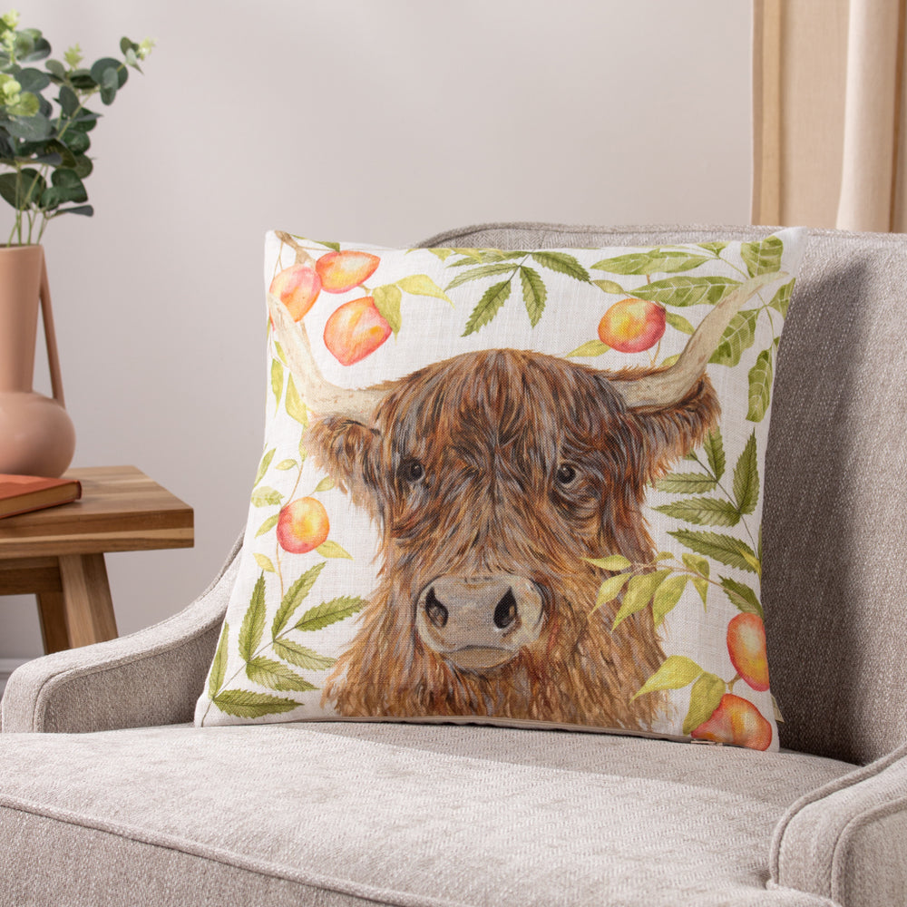 Grove Highland Cow Cushion