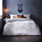 Ghost Tufted Halloween 100% Cotton Duvet Cover Set