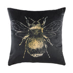 Gold Bee Velvet Cushion
