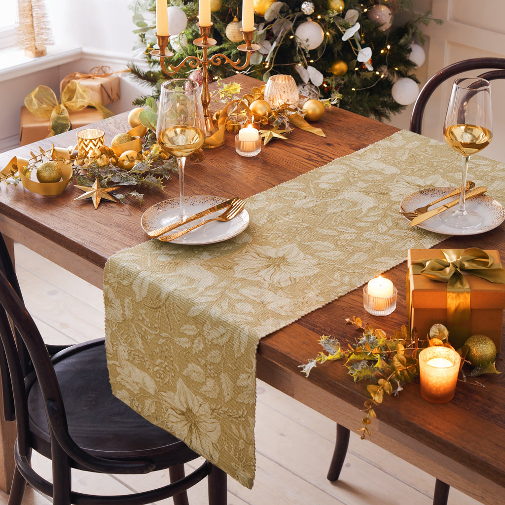 Stag Christmas Festive Table Runner