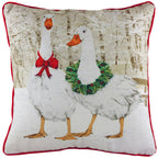 Goosie Velvet Chenille Printed Cushion