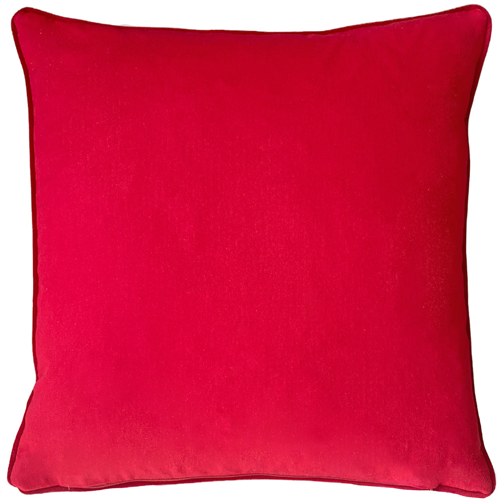 Goosie Velvet Chenille Printed Cushion