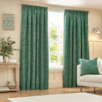 Grantley Jacquard Pencil Pleat Curtains