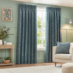 Grantley Jacquard Pencil Pleat Curtains