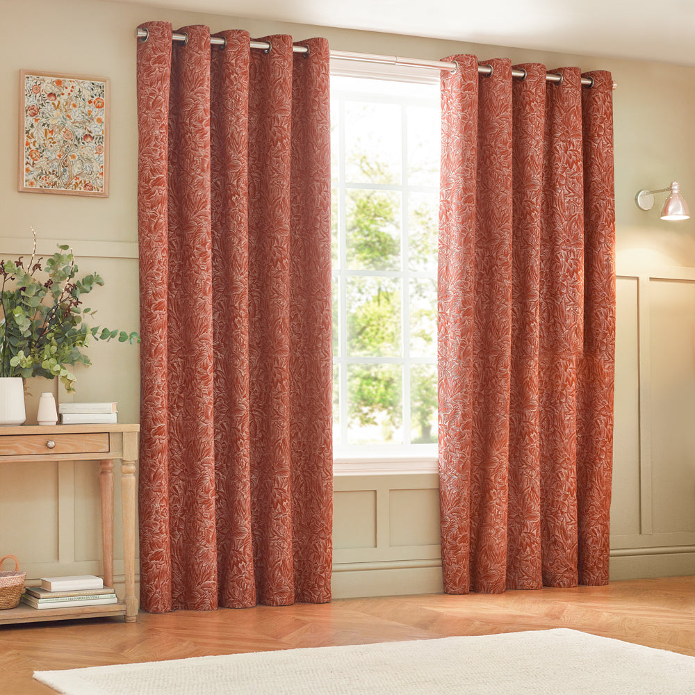 Grantley Jacquard Eyelet Curtains