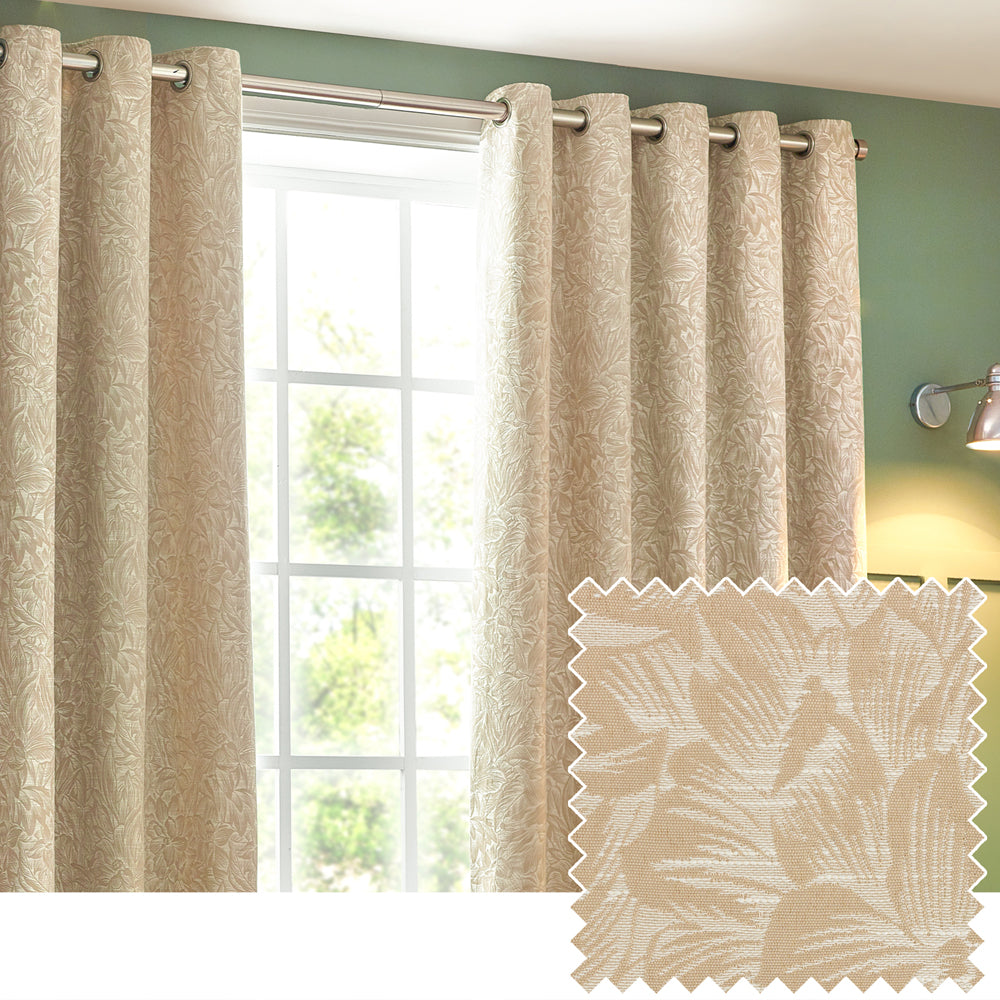 Grantley Jacquard Eyelet Curtains