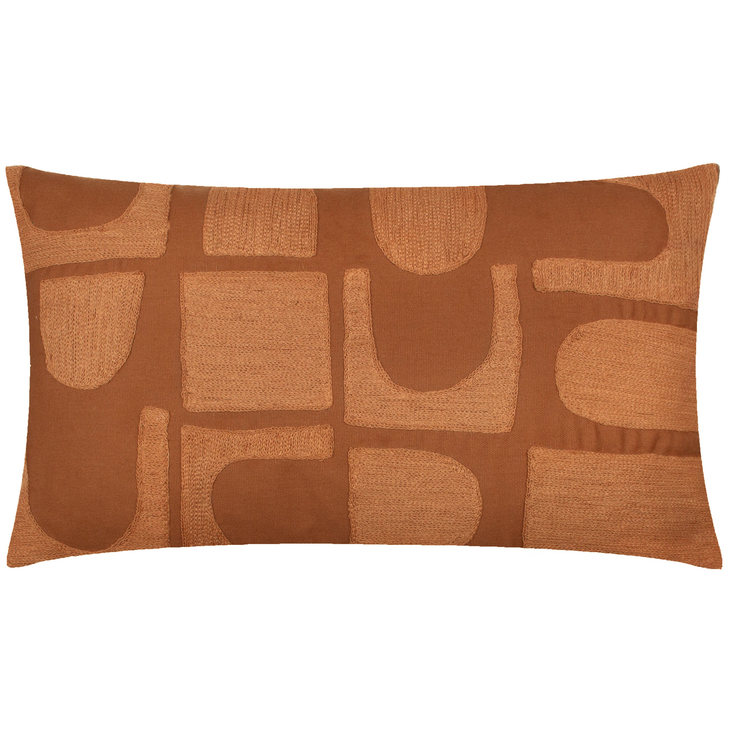 Hallam Embroidered Cotton Cushion