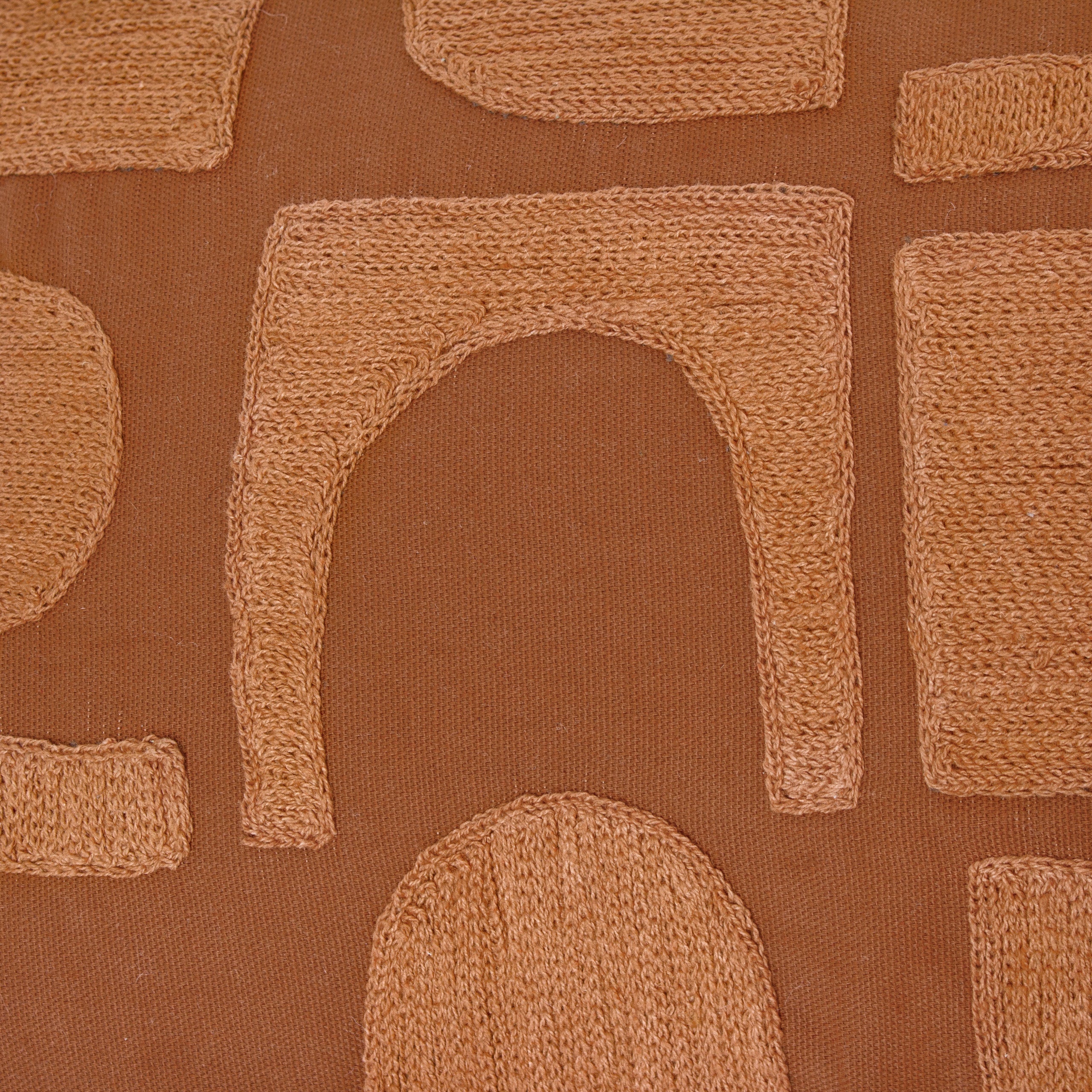 Hallam Embroidered Cotton Cushion