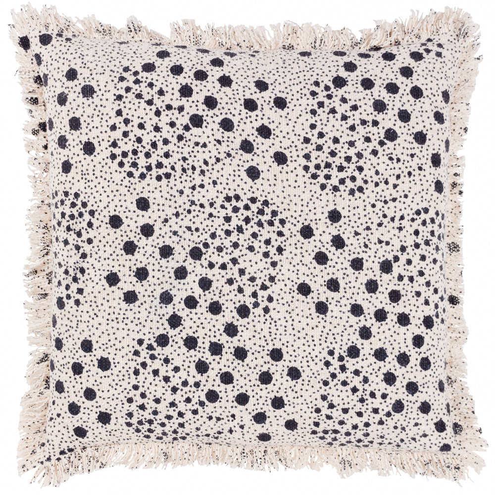 Hara Woven Fringed Cotton Cushion