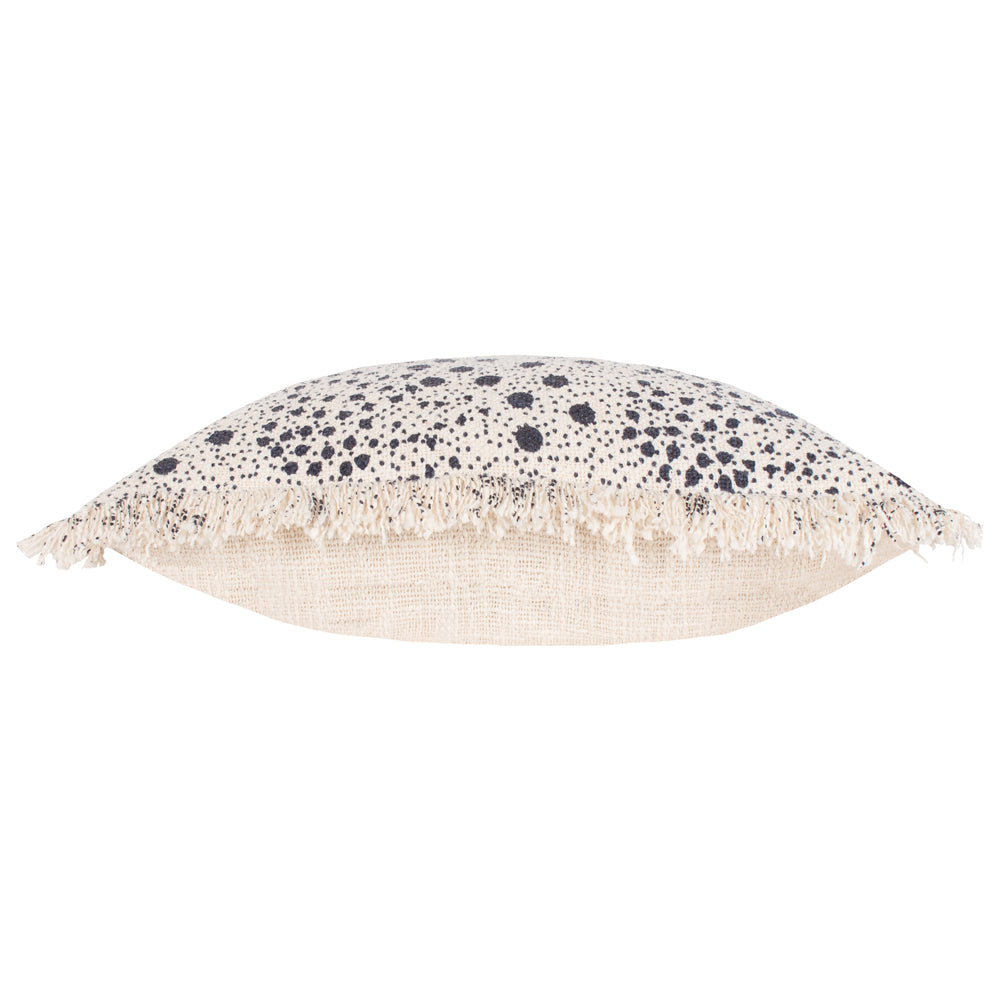 Hara Woven Fringed Cotton Cushion