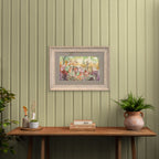 Hare and Thistle Framed Print