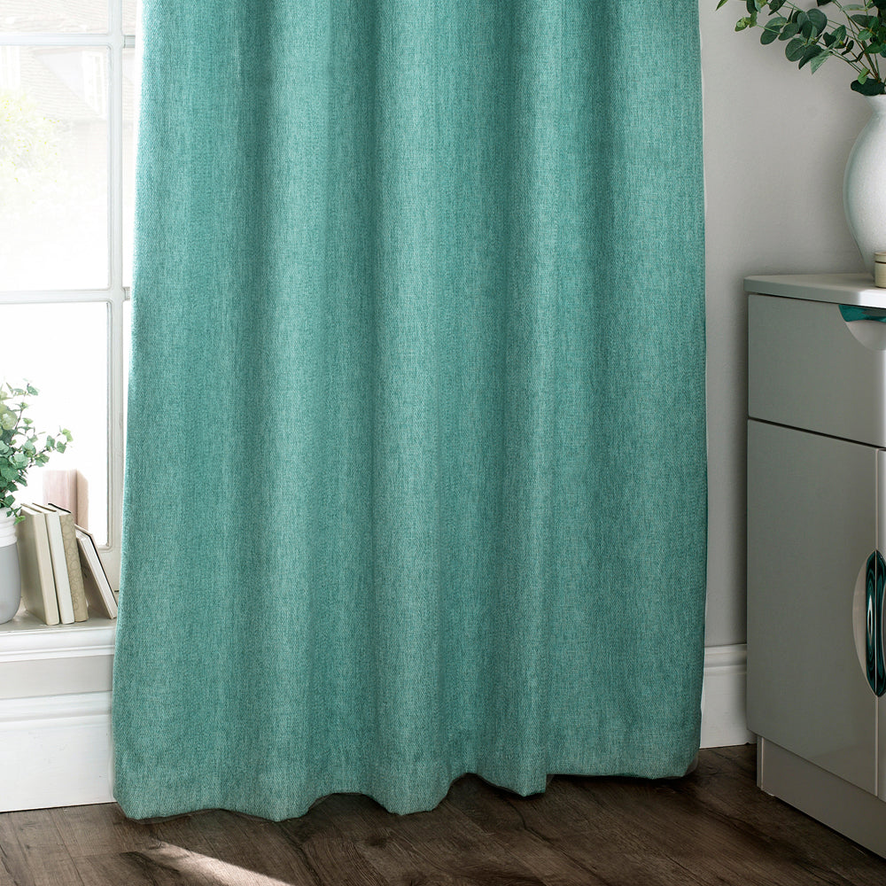 Harrison Herringbone Weave Pencil Pleat Curtains