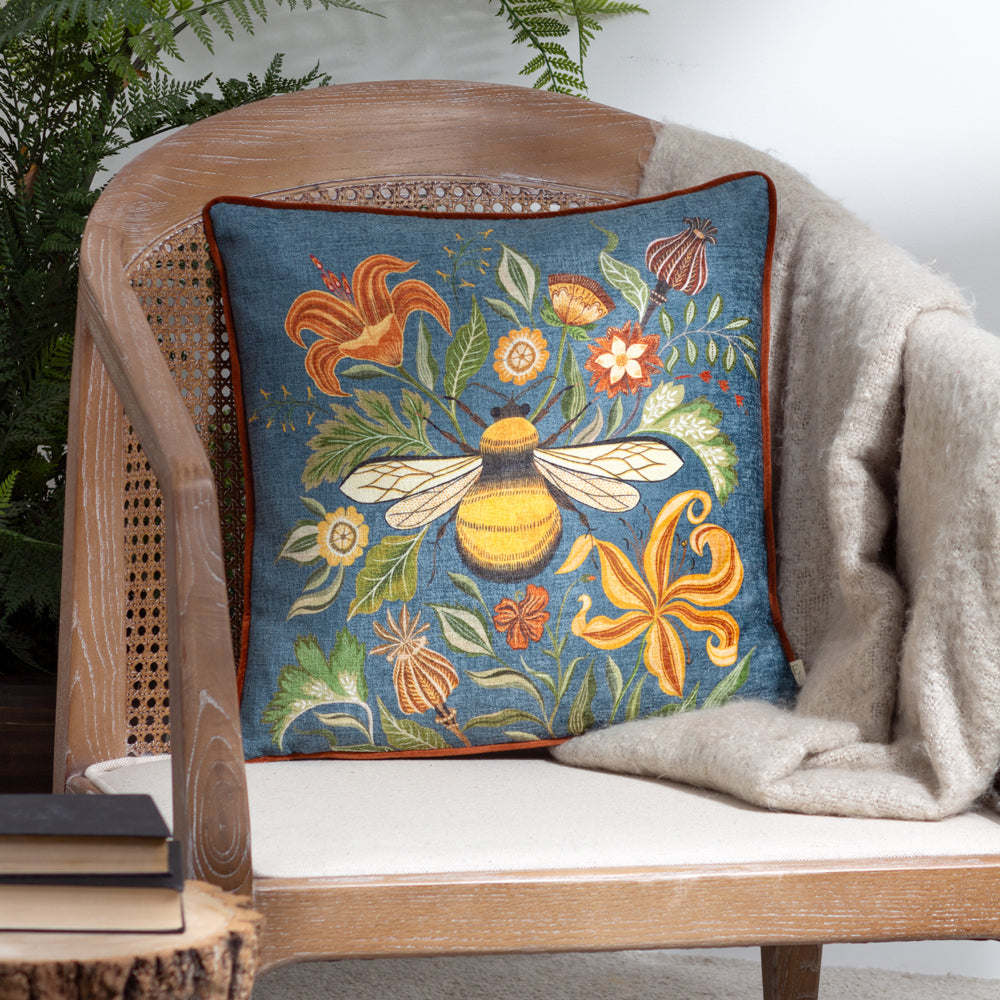 Hawthorn Bee Cushion