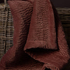 Haze Velvet Quilted Throw