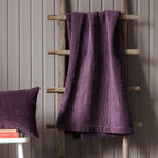Haze Velvet Quilted Throw