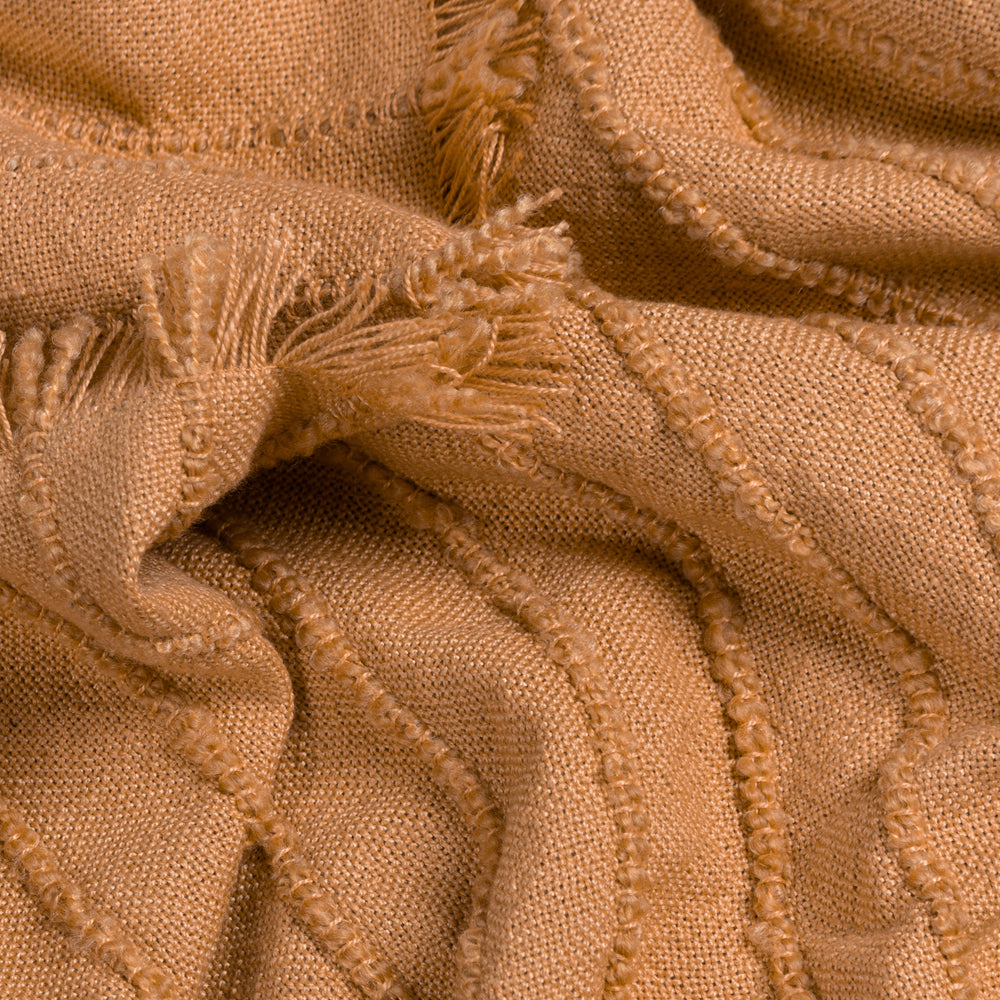 Hazie Woven Fringed Throw