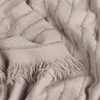 Hazie Woven Fringed Throw