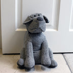 Herringbone Dog Novelty Door Stop