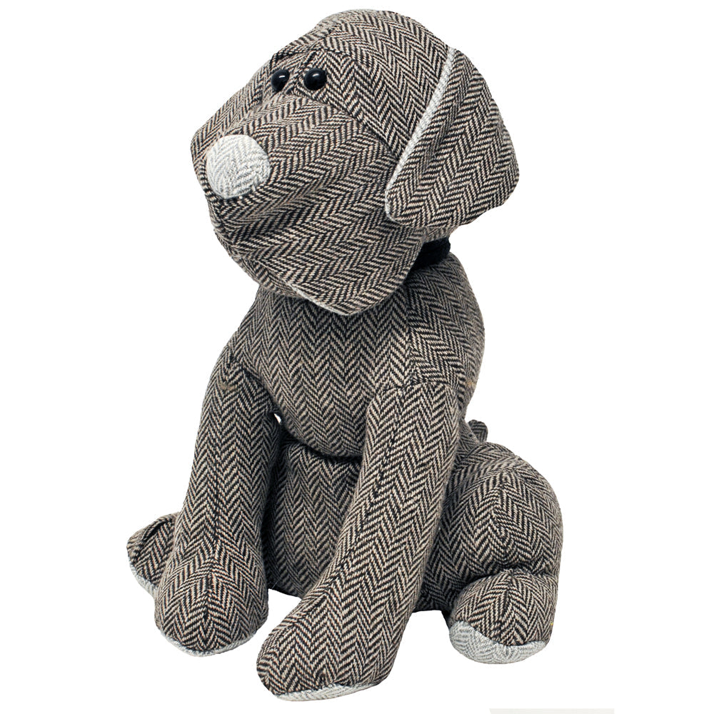 Herringbone Dog Novelty Door Stop