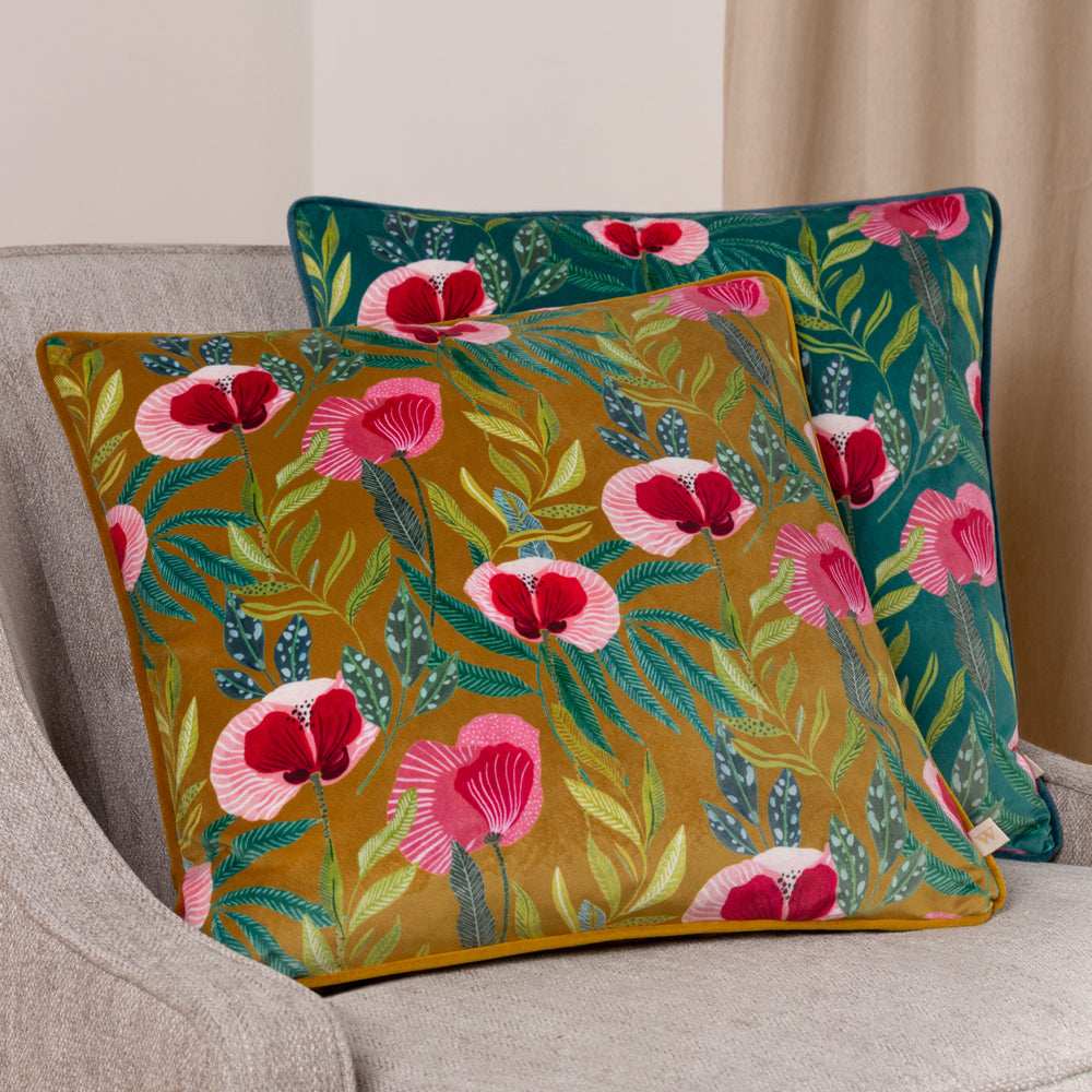 House of Bloom Poppy Cushion