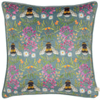 House of Bloom Zinnia Bee Repeat Cushion