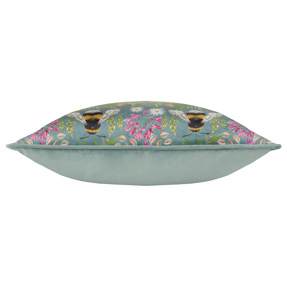 House of Bloom Zinnia Bee Repeat Cushion