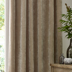 Heavy Chenille Velvet Room Darkening Pencil Pleat Curtains