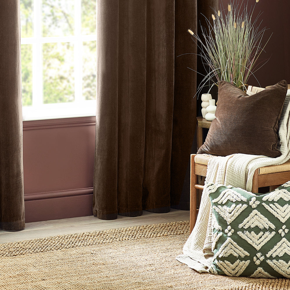 Heavy Chenille Piped Cushion