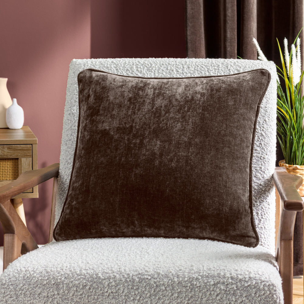 Heavy Chenille Piped Cushion