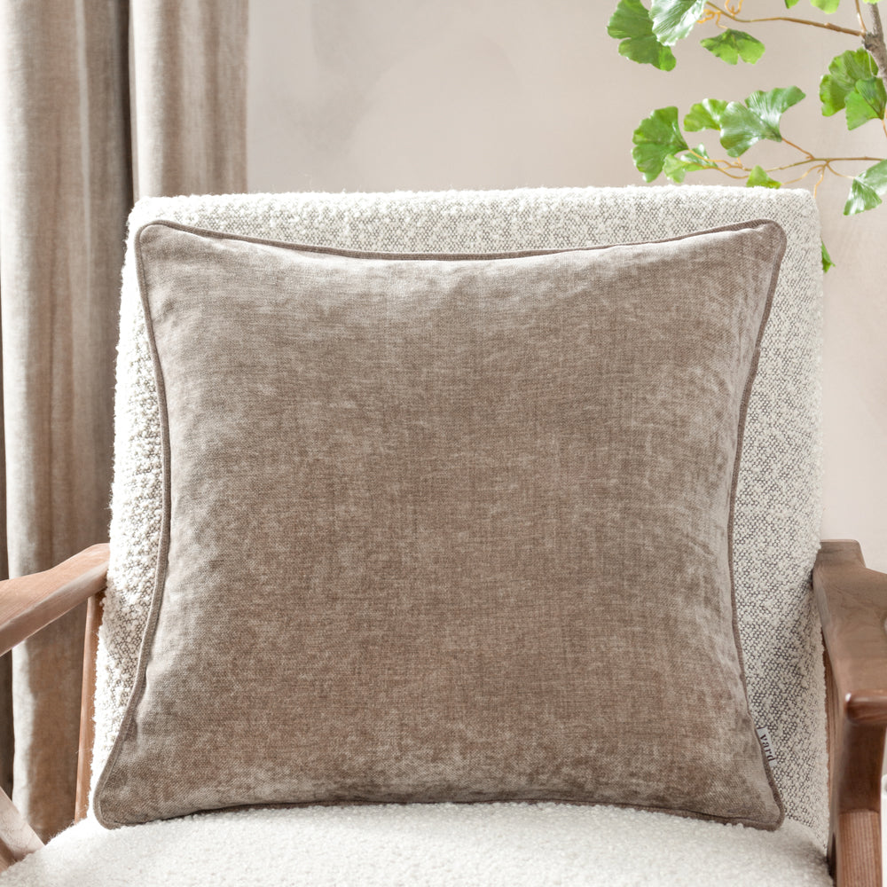 Heavy Chenille Piped Cushion