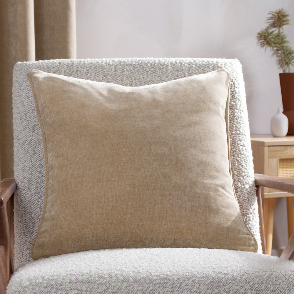 Heavy Chenille Piped Cushion