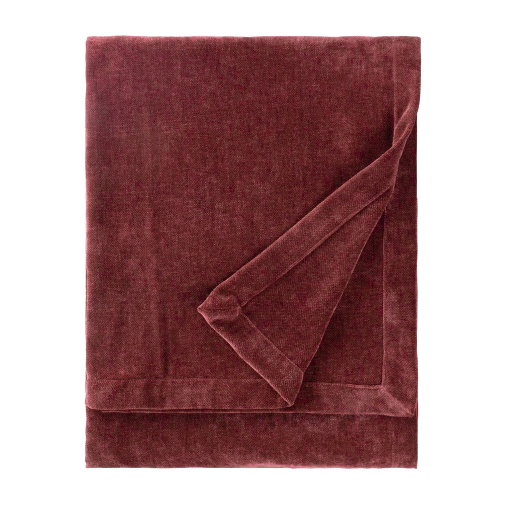 Heavy Chenille Velvet Throw