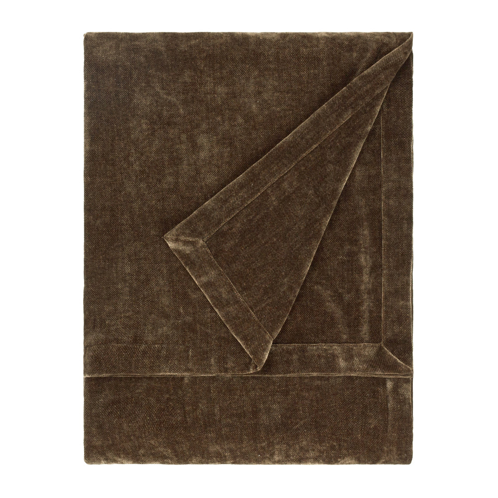 Heavy Chenille Velvet Throw