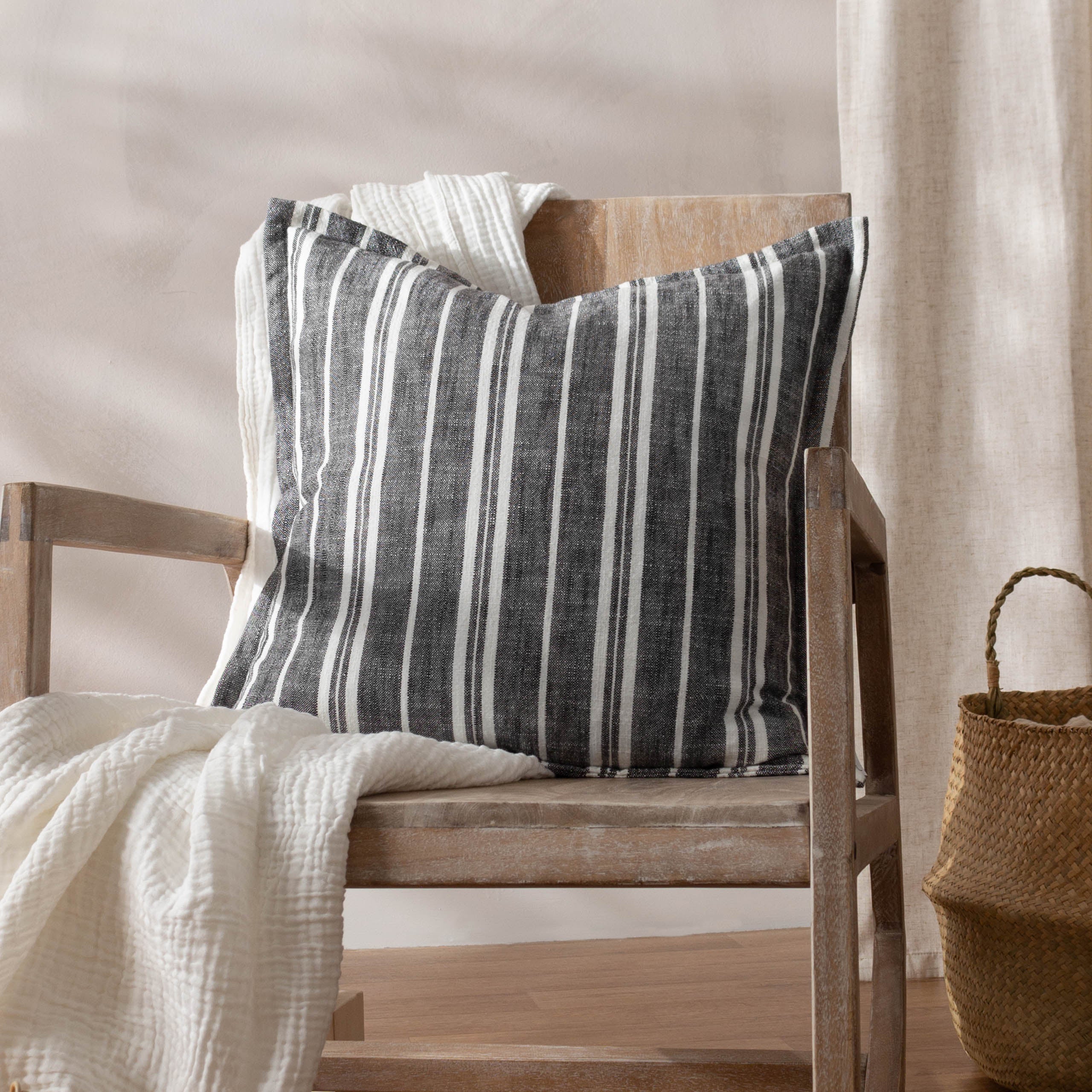 Hebble Striped Cushion
