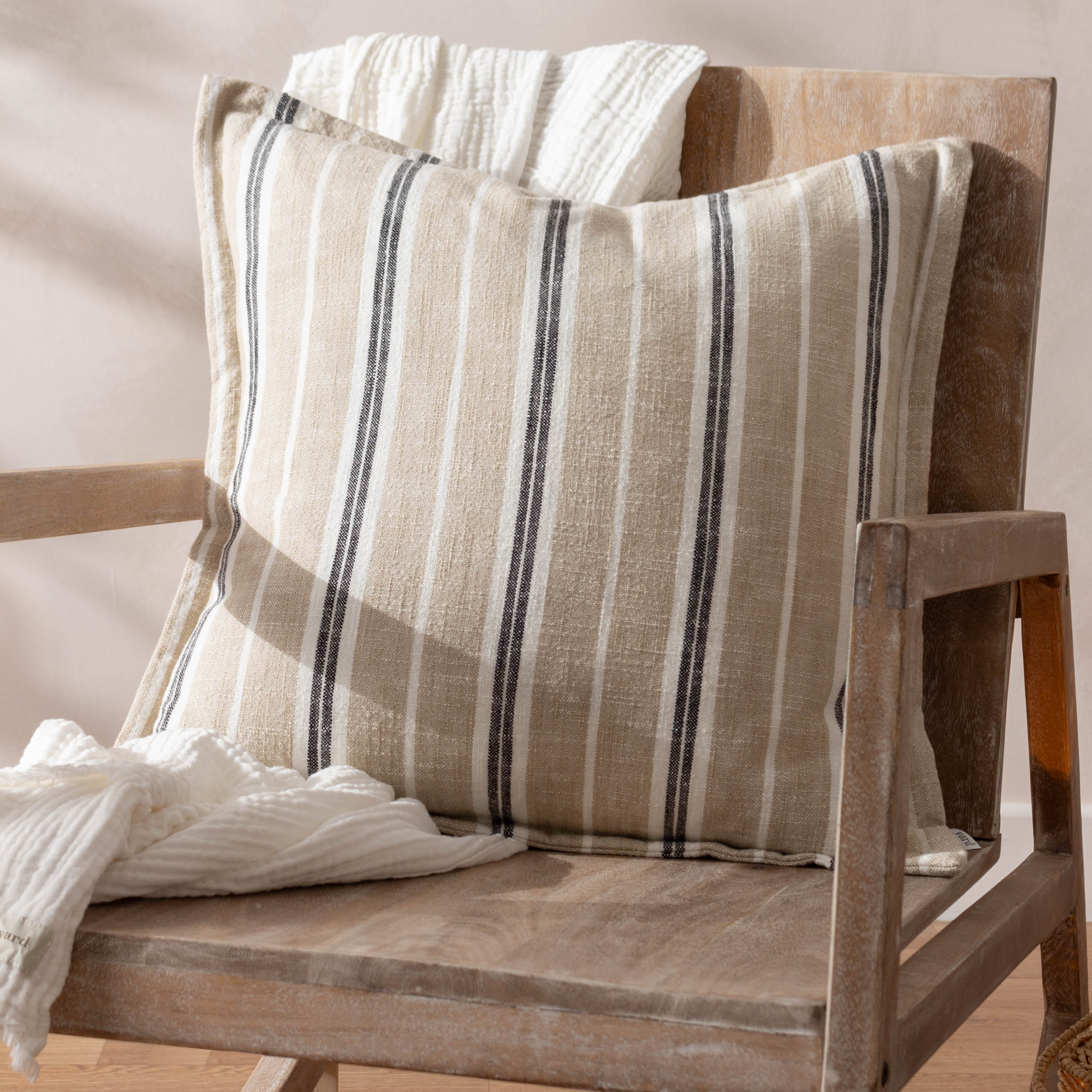 Hebble Striped Cushion