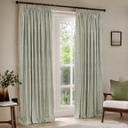 Hebden Striped 100% Cotton Lined Pencil Pleat Curtains