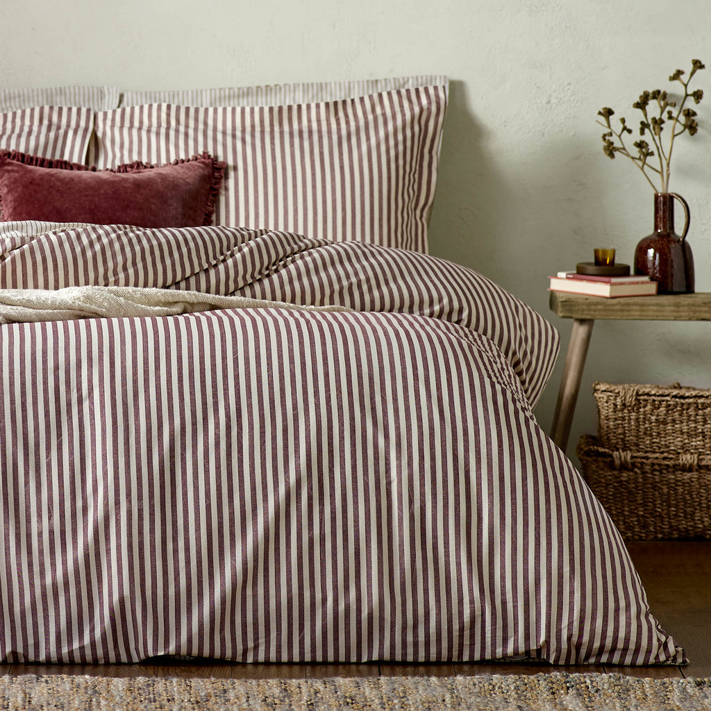 Hebden Mélange Stripe Pillowcase Pair