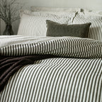 Hebden Mélange Stripe 100% Cotton Pillowcase Pair