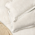 Hebden Mélange Stripe 100% Cotton Pillowcase Pair